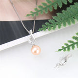 925 Silver Zircon Pendant Necklace SP243SB