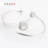 Sparkling Red Heart 925 Silver Bracelet For Women