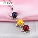 Red Zircon Star Pendant 925 Silver