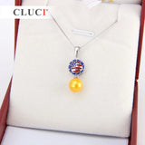 July 4th Star & Stripes Pendant Necklace with Flag Accessory