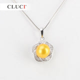 925 Silver Rose Pendant Choker Collar SP185SB