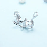 925 Silver Starfish Pearl Cage Locket Pendant SC008SB