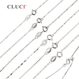 925 Sterling Silver Chain Necklace w/ Spring Clasp for Pendant