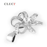 925 Silver Flower Pendant for Necklace SP027SB