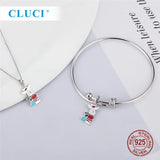925 Sterling Silver Christmas Pendant For Necklace and Bracelet DP030SB