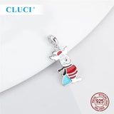 925 Sterling Silver Christmas Pendant For Necklace and Bracelet DP030SB