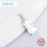 925 Sterling Silver Christmas Pendant For Necklace and Bracelet DP030SB
