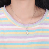 Sterling Silver CZ Pearl Pendant Setting Charm