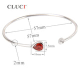 Zircon Bead Charms 925 Sterling Silver Bracelet for Women