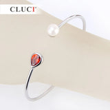 Zircon Bead Charms 925 Sterling Silver Bracelet for Women