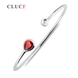 Zircon Bead Charms 925 Sterling Silver Bracelet for Women