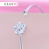 Adjustable Tiny Flower Bijoux 925 Sterling Silver Bracelet