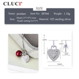 Zircon Gemstone 925 Sterling Silver Pendant for Women