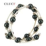 Vintage Shell Pearls Wire Wrap Bracelet Adjustable Jewelry