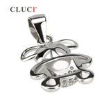 925 Sterling Silver Animal Pendant Bear Necklace Charms SP159SB
