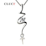 925 Silver Pearl Seat Pendant Fitting, 25.4*6.2mm Accessory