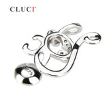 Monkey Pearls Necklace 925 Sterling Silver Animal Pendant