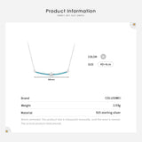 925 Sterling Silver Turquoise Pendant Necklace for Women