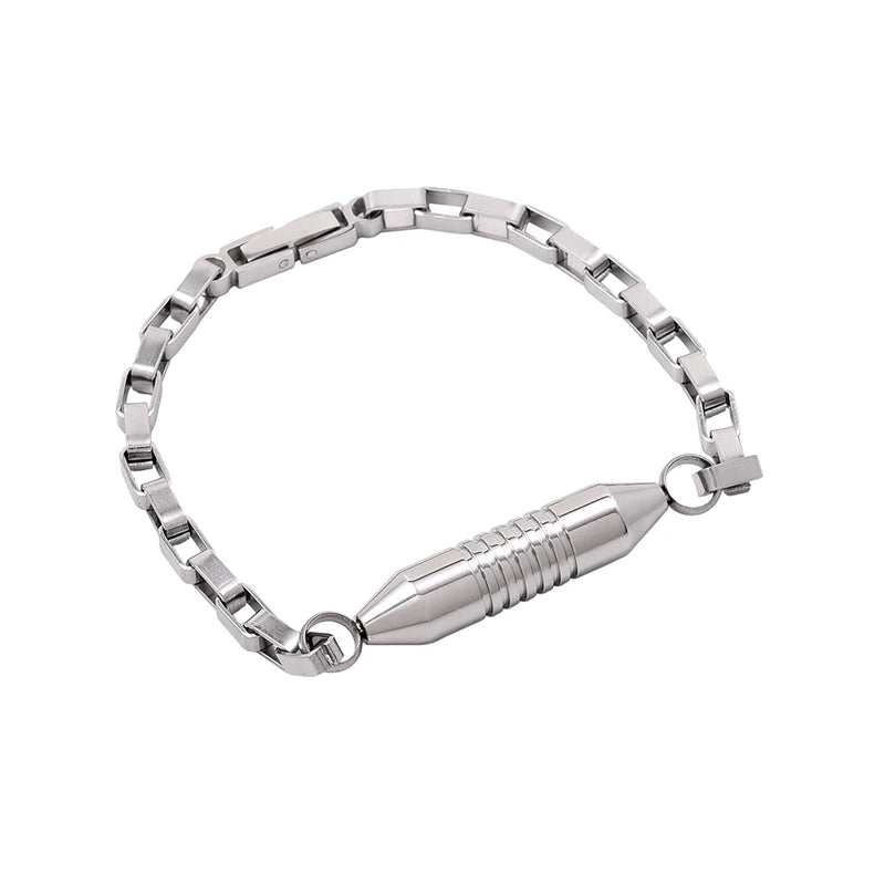 CMJ5092 Stainless Steel Ashes Cuff Bangle Bracelet