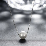 CMX02 Charm Shell Pearl Jewelry 925 Sterling Silver Pearl Necklace Pendant