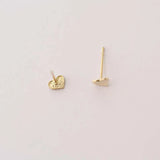 CMajor 9ct Solid Earring Sweet Heart-shaped Stud Earrings for Women