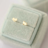 CMajor 9ct Solid Earring Sweet Heart-shaped Stud Earrings for Women