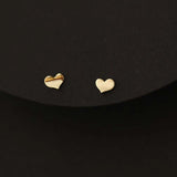 CMajor 9ct Solid Earring Sweet Heart-shaped Stud Earrings for Women