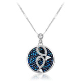 COCOM Female Fish Pendant Necklace with Austrian Crystals