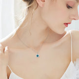 COCOM Snowflake Necklace with Austrian Crystals