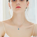 COCOM Snowflake Necklace with Austrian Crystals