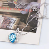 COCOM Water Drop Crystal Necklace Gift Colar Feminino