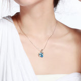 COCOM Water Drop Crystal Necklace Gift Colar Feminino