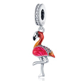925 Sterling Silver Red Heart Charms for Bracelet DIY Jewelry Making