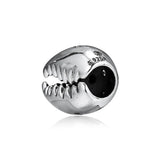 Coffee Bean Shell Charms 925 Silver Beads Jewelry Fit Bracelets & Bangle