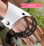 Layer Hiphop Bracelet Double Button Adjustable Street