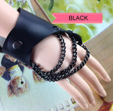 Layer Hiphop Bracelet Double Button Adjustable Street