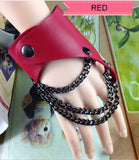 Layer Hiphop Bracelet Double Button Adjustable Street