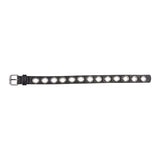 Dark Necklace Choker PU Eyelet Gothic Jewellery Choker Ribbon Necklace Women