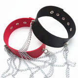 Spike Punk Goth Choker Metal Chain Necklace