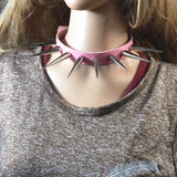 Women Sexy Leather Choker Belt Punk Goth Collar Harajuku Necklace