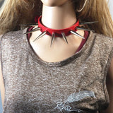 Women Sexy Leather Choker Belt Punk Goth Collar Harajuku Necklace