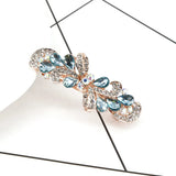 Crystal Bow Hair Clips Rhinestone Hairpin Metal Hair Accessories