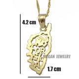 CORSICA Map Pendant Necklace for Women & Men