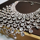 Rhinestone Wedding Necklace Bridal Jewelry