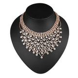 Rhinestone Wedding Necklace Bridal Jewelry