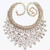 Rhinestone Wedding Necklace Bridal Jewelry