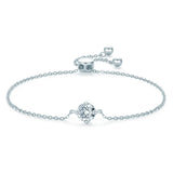 1.0CT Moissanite Diamond Bracelet 925 Sterling Silver