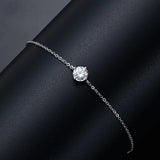 1.0CT Moissanite Diamond Bracelet 925 Sterling Silver