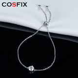 1.0CT Moissanite Diamond Bracelet 925 Sterling Silver