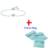 1.0CT Moissanite Diamond Bracelet 925 Sterling Silver
